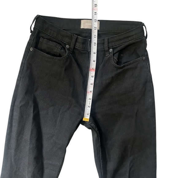 Everlane The High Rise Straight Jean Black Size 27 - Picture 8 of 9